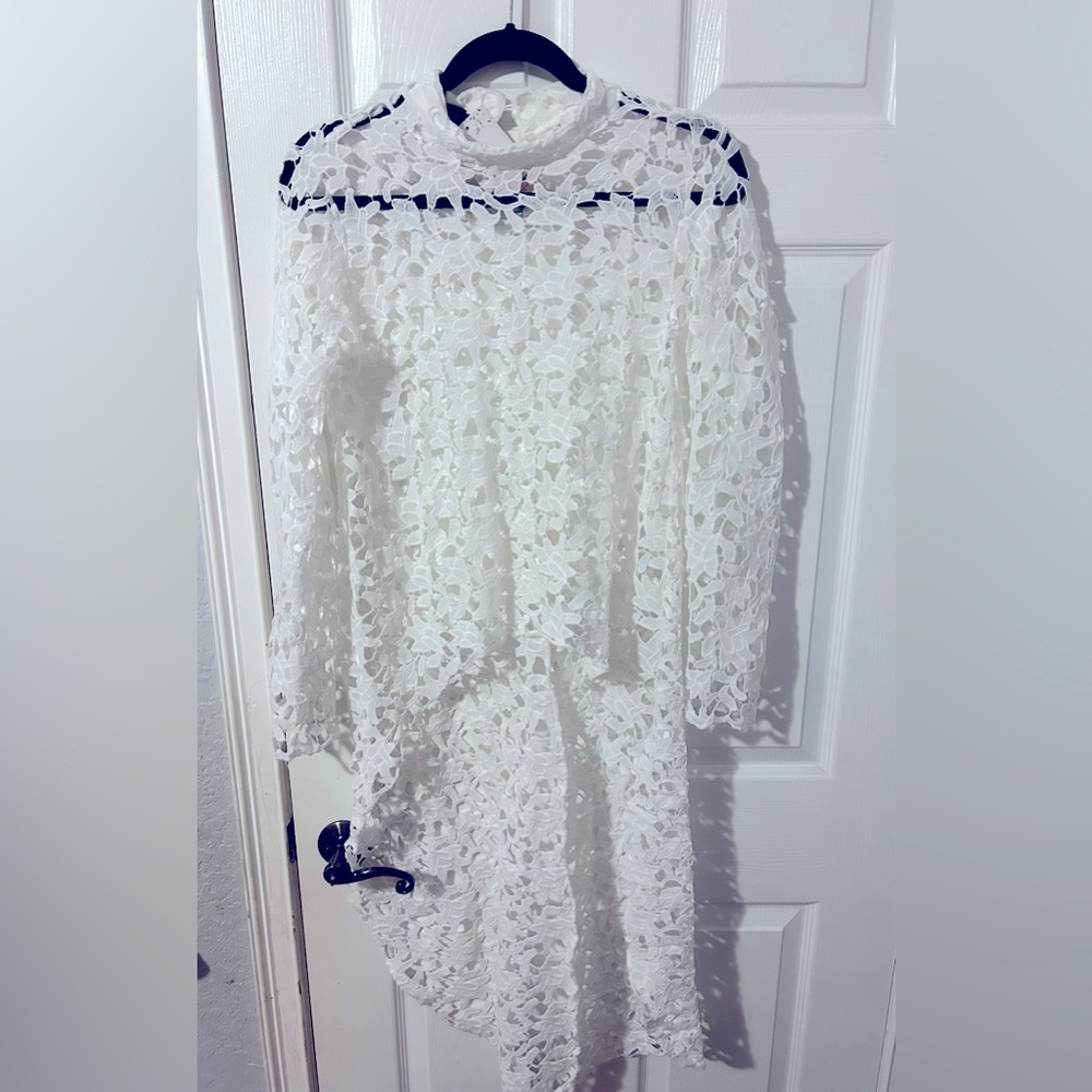 PrettyGardens Women’s Long sleeve, color white, size M